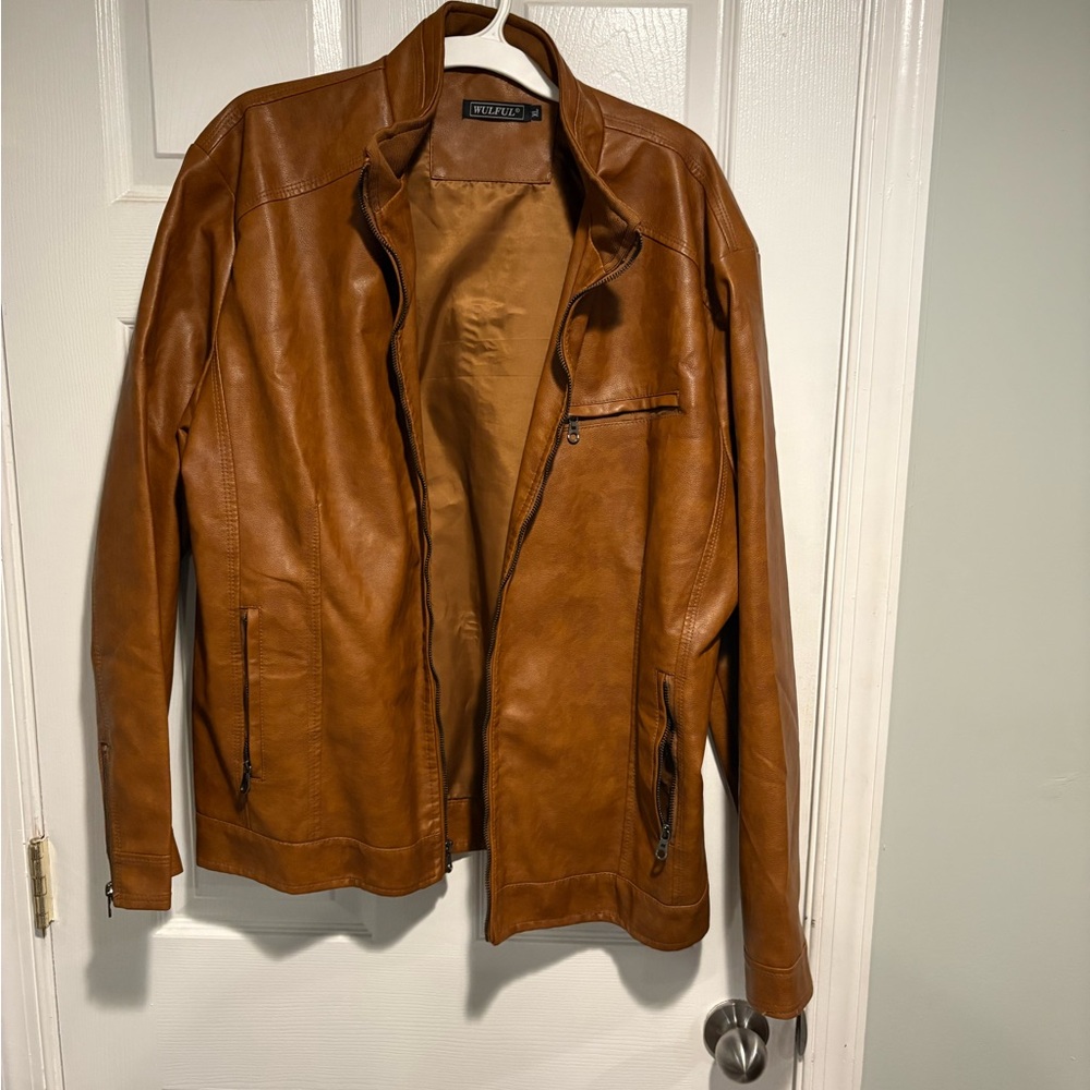 Men's Brown Leather Jacket